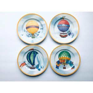 Williams-Sonoma Montgolfiere hot air balloon plate